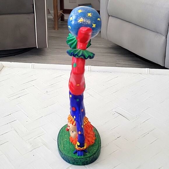 Collectible Clown Standing on his Head with Ball Between His Feet One of a Kind - Picture 7 of 9